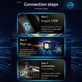 thumbnail image 4 of Wireless Carplay Mirror Link Adapter, 2026 Upgrade 3 in 1 Auto Adapter with 2.4/5ghz WiFi, Bluetooth 5.0, Instant Wired to Wireless Conversion Plug & Play, 4 of 9