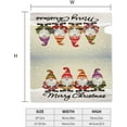 thumbnail image 5 of Christmas Winter Gnomes Mailbox Covers Magnetic Post Box Cover Wraps Large Size 25.5x21 in Inches for Garden Yard Decor, 5 of 7