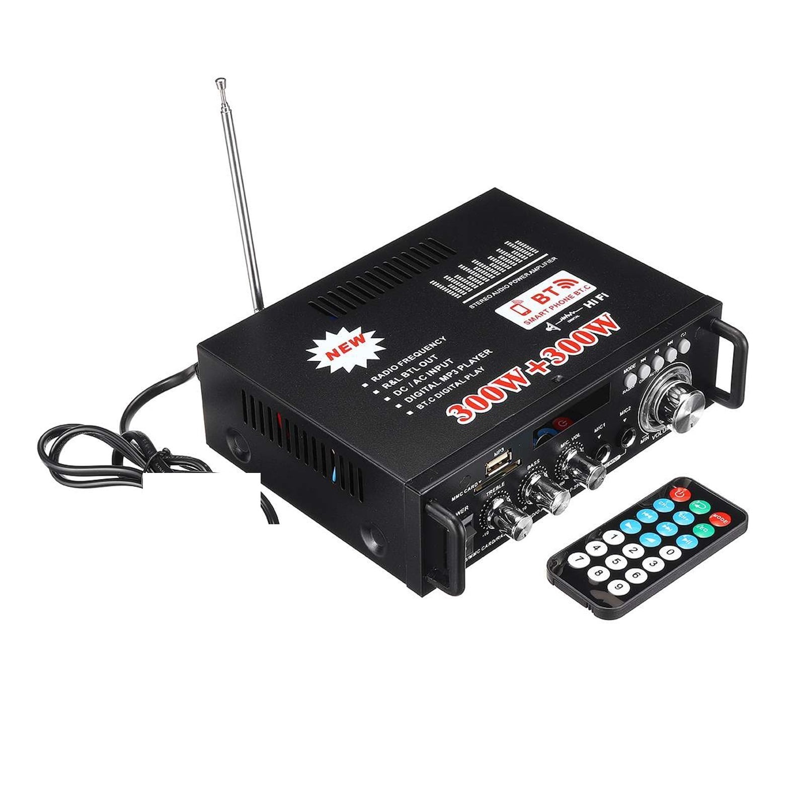 600W Home Professional Amplifier Amplifier Subwoofer Amplifier Home Theater Sound System Mini Amplifier