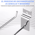thumbnail image 5 of Gancho Blister Panel Ranurado Exhibipanel 5cm 60 pcs GRIS, 5 of 5