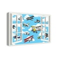 thumbnail image 2 of Creative Products Colorful Planes Window 20x30 Canvas Wall Art, 2 of 4