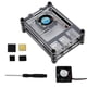 thumbnail image 5 of Acrylic Case With Ing Fan For Rasp Pi 4 B 5v 3a Psu Type C, 5 of 5