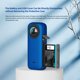 thumbnail image 5 of Funda protectora impermeable para el cuerpo Funda para cámara panorámica para Insta360 X3 (Azul) WDOplteas Para estrenar, 5 of 6