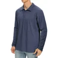 thumbnail image 2 of Playera Polo Para Hombre Calidad Casual Manga Largo Algodón, 2 of 6