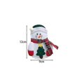 thumbnail image 2 of 12 Christmas Decorative Pocket Tablecloths Holiday Christmas Gifts (snowman), 2 of 5