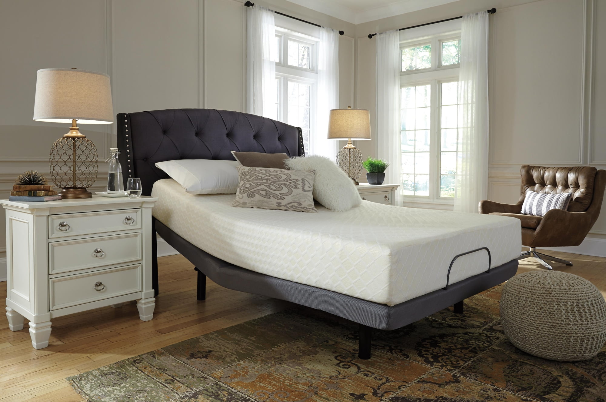Signature Design by Ashley 10 Inch Chime Firm Memory Foam Full Mattress