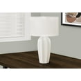 thumbnail image 1 of Monarch Specialties Lighting, 27"h, Table Lamp, Cream Ceramic, Ivory / Cream Shade, Modern, 1 of 6
