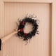 thumbnail image 5 of Guirnalda de ramas muertas de Halloween, flores artificiales, corona decorativa negra para colgar en la puerta, decoración navideña, anillo de ratán para colgar en la pared, 5 of 5