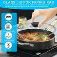 thumbnail image 7 of Hautllaif  8 Inch Glass Lid for Frying Pan Tempered Glass Pot Lid with Stainless Steel Rim for 8 Inch Frying Pan Wok Pot Skillet, 7 of 7