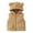 Khaki, variant on Toddler Girls Boys Fleec𝖾 Vest Winter Lightweight Sleeveless Be𝖺r Ears Zipper Jacket Pockets Windproof Warm Childrens Outerwear Vest Top Thermal Insulated Casual Wear