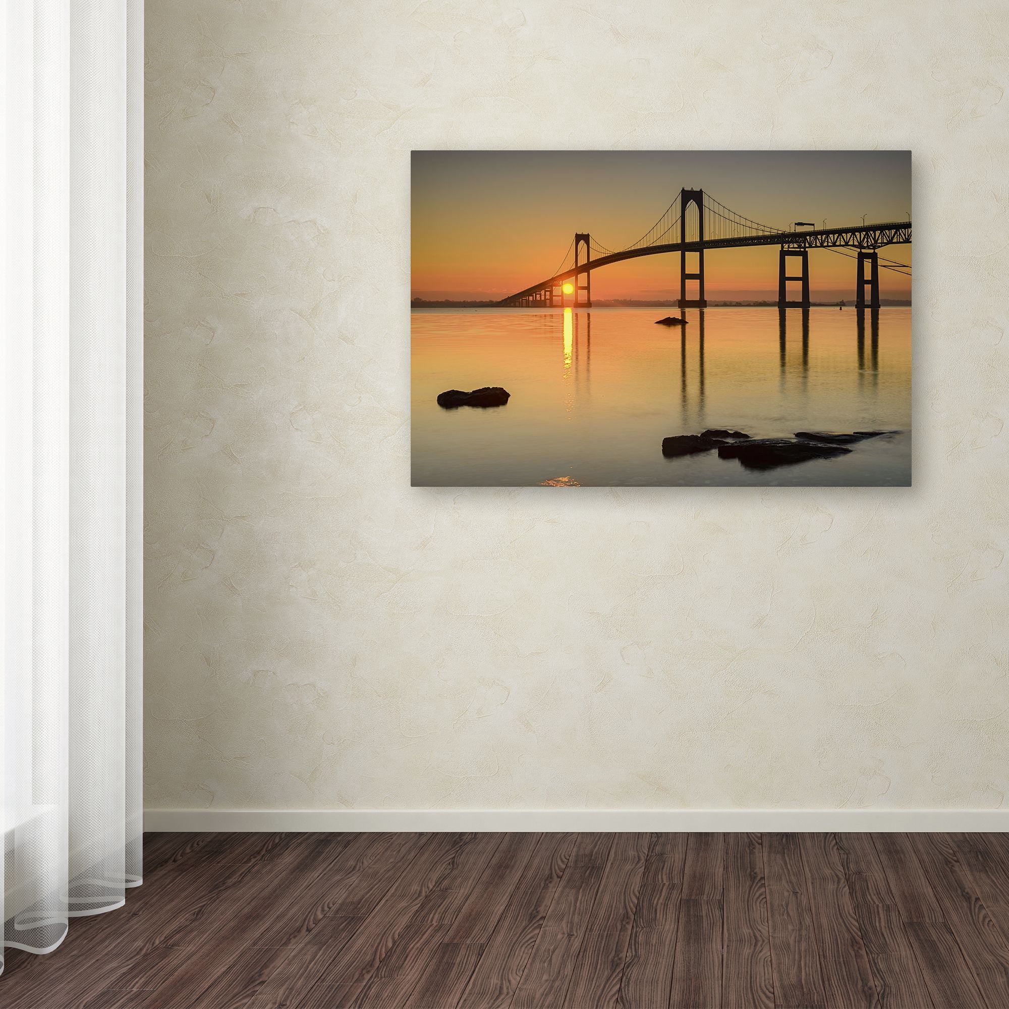 Trademark Fine Art "Newport Morning" Canvas Art by Michael Blanchette Photography