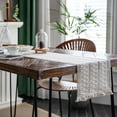 thumbnail image 1 of Tablecloth Rectangular Simple Striped Tablecloth Plain Tassel Cotton Linen Cover Towel Twill Tuck Mantel Countertop Modern Design Restaurant Decoration, 1 of 5