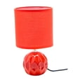 thumbnail image 1 of Ceramic Table Lamp With Shade Jolene Coral, 1 of 3
