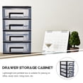 thumbnail image 3 of Raindrops Office Storage Bins Multi Deck Drawer Storage Plastic For Users Who Need Storage Solutions 1Pack, 3 of 6