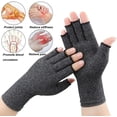 thumbnail image 4 of 1 Pair Arthritis Gloves,Compression for Arthritis Pain Relief Rheumatoid Osteoarthritis and Carpal Tunnel, Premium Compression & Fingerless Gloves for Typing and Daily Work(M), 4 of 7