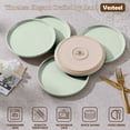 thumbnail image 3 of Vesteel Dinner Plates Set of 6, 7.9inch Ceramic Stoneware Sets for Home Restaurant, Farmhouse Dinnerware for Serving Steak, Pizza, Dishwasher & Microwave Safe, 3 of 8