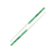 Zildjian 5A Maple Wood Tip Drumsticks - Green Dip