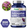 thumbnail image 4 of NusaPure Astragalus 3000mg per caps (Extract 20:1) 200 Veg Capsules (Non-GMO & Gluten-Free), 4 of 9