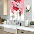thumbnail image 5 of Valentine's Day Balloon Curtains for Bedroom/Front Door/Bathroom, Romantic Pink Love Letter Cute Tie Up Curtains 63 Inch Length Light Filtering Kitchen Curtains Shades for Windows 46"x63", 5 of 8