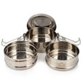 thumbnail image 3 of Indian-Tiffin 3 Tier Stainless Steel Small Tiffin Lunch Box, 3 of 5