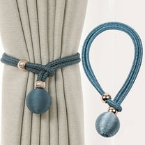 KIHOUT Fire Curtain Tiebacks, Curtain Ties for Drapes, Adjustable Curtain Tie Backs, Modern Curtain Holdbacks for Thin Or Thick Home & Office Window Draperies 1PC