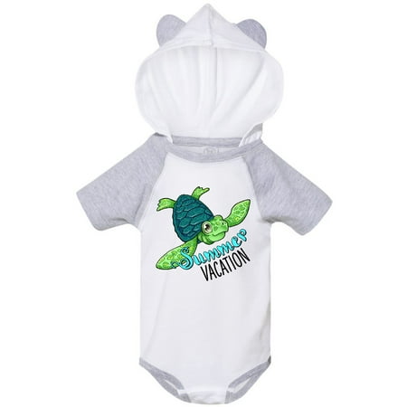 

Inktastic Summer Vacation cute sea turtle Gift Baby Boy or Baby Girl Bodysuit