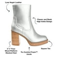 thumbnail image 2 of Journee Collection Womens Brittany Tru Comfort Foam Inside Zip Platform Booties, 2 of 6