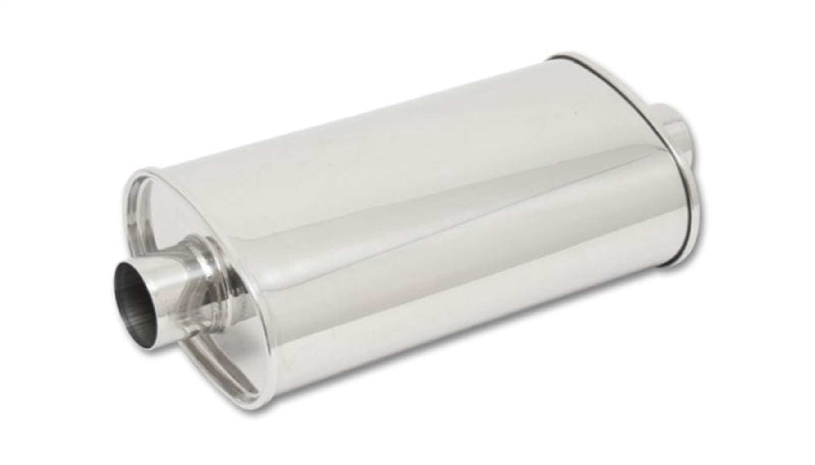 Vibrant Performance 1132 VIB1132 STREETPOWER OVAL MUFFLER, 2.75IN INLET/OUTLET (CENTER-CENTER)