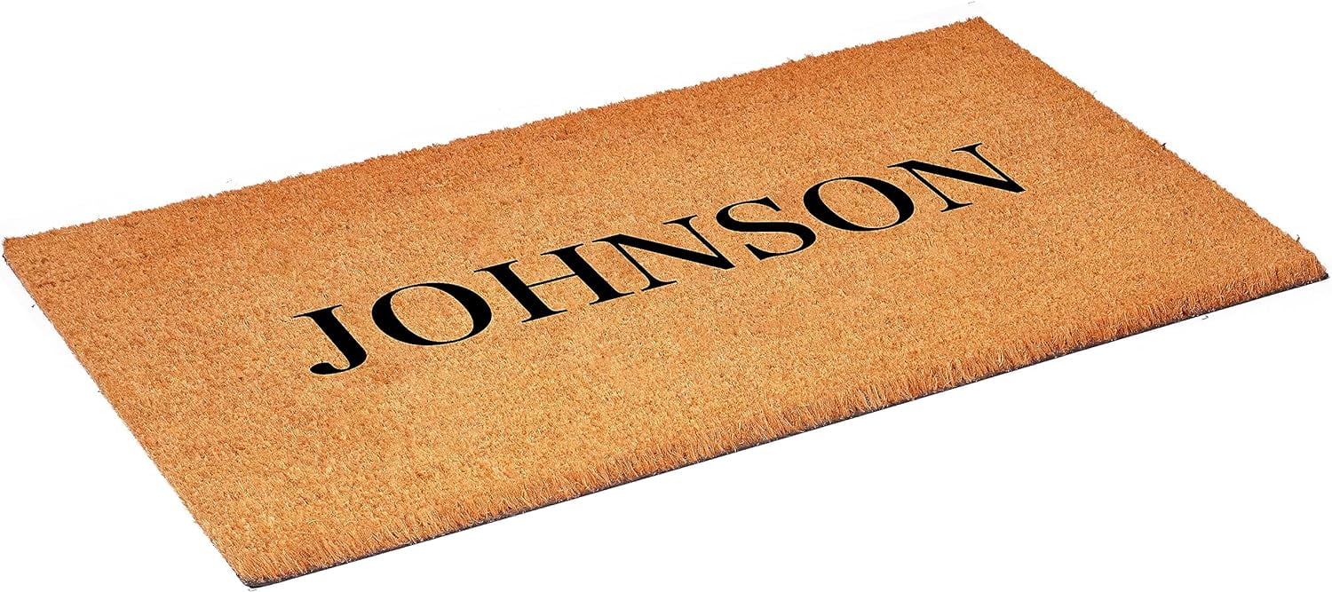 Calloway Mills 111352448 Bold Johnson Personalized Doormat 24" x 48"