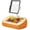 Vibrant Orange, variant on Lap Tablet Pillow Stand with Snack Bowl, 360° Rotating iPad Holder, Orange