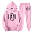 thumbnail image 4 of CONZONE Mens Sweatsuit 2 Peice Set Casual Track Suit for Men Letter Graphic Y2K Long Sleeve Hoodies Sweatpants Cozy Fall Winter Athletic Jogging Outfits, 4 of 4