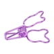 thumbnail image 3 of 100 clips de carpeta huecos con forma de oso, clips pequeños de metal resistentes para documentos de oficina, cuentas, color morado, 3 of 5