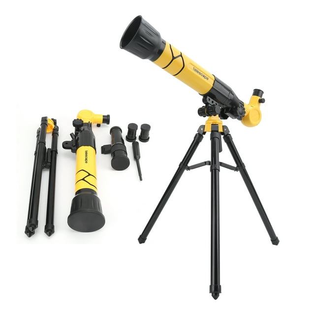 Astronomical Telescope, High Refraction High Definition Astronomical Refracting Telescope Flexible For Beginners For Viewing Planets For Kids