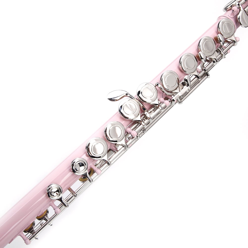 Cupronickel C 16 Closed Holes Concert Band Flute Pink
