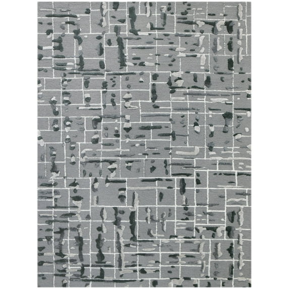 Amer Rug PRL110203 2 x 3 ft. Perla 11 Hand-Tufted Area Rug - Gray