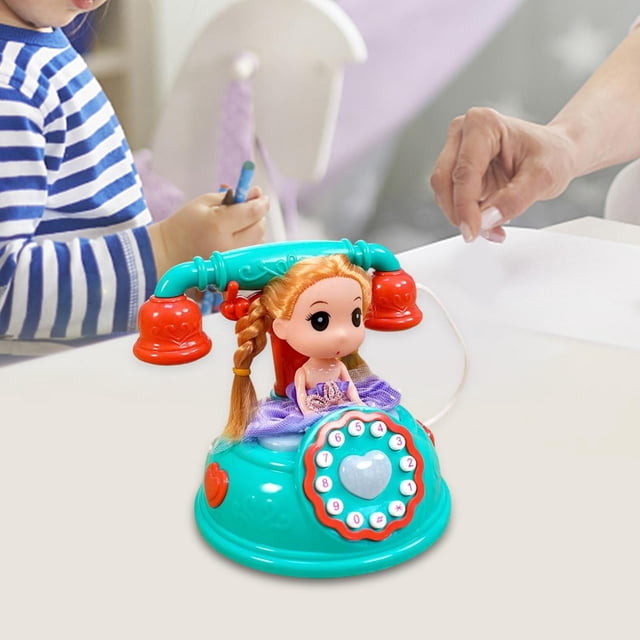 Juguete Montessori Hugo Juguete telefónico musical Simulación de juegos de rol Verde
