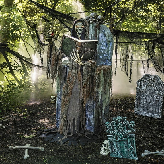 7 Ft. Animated Light-Up Soul Stealer Halloween Decoration