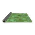 thumbnail image 2 of Ahgly Company Indoor Rectangle Patchwork Turquoise Blue Transitional Area Rugs, 2' x 4', 2 of 4