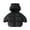 Black, variant on Winter Down Coats for Kids Baby Boys Girls Light Puffer Padded Jacket Bear Hoods Infant Outerwear Black