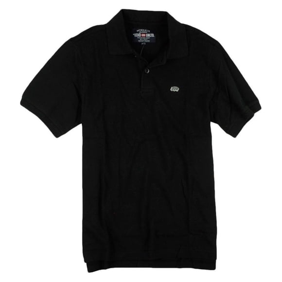 Polo de rugby Ecko Unltd Wallburner negro extra pequeño para hombre