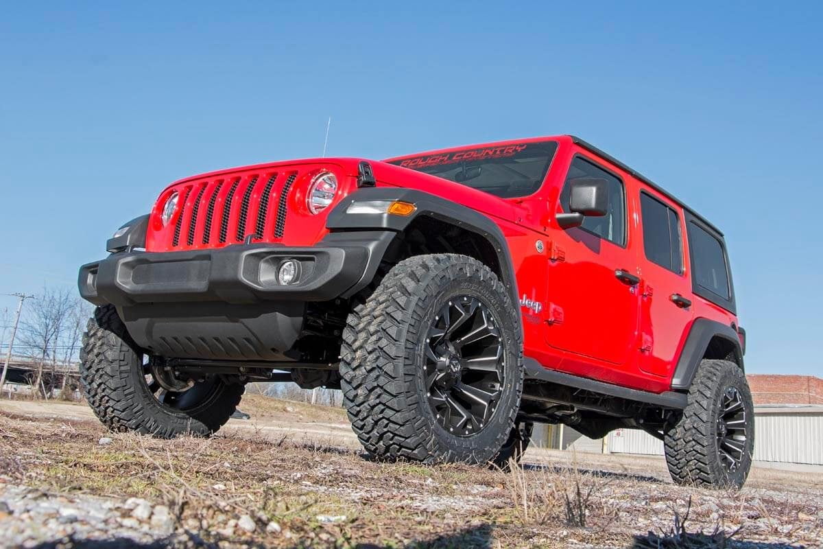 Rough Country 2.5" Lift Kit (fits) 2018-2020 Jeep Wrangler JL | N3 Shocks | Suspension System | 67730