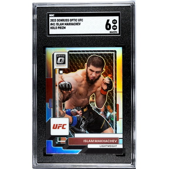 2023 Donruss #41 Islam Makhachev Holo Prizm SGC 6
