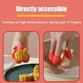 thumbnail image 5 of Oven Mitts,Mini Silicone Finger Oven Finger Food Tongs Kitchen Dishes Silicone Oven Heat Insulated Finger Glove Microwave Oven Silicone Non Slip Holder Kitchen Accessories, 5 of 9