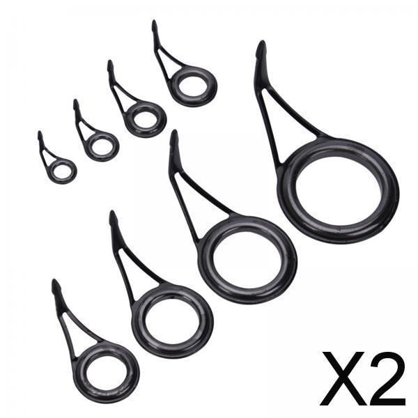Guías para caña de pescar shamjiam 3x8 Uds 8 tamaños