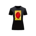 thumbnail image 1 of Playera Blusa El Corazon De La Loteria Mexicana Tradicion Mexicana Color Negro Talla Chica Marca Emil SaEs, 1 of 4