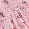 thumbnail image 7 of Xyant Toddler Baby Girl Clothes Knit Floral Fly Sleeve Tops Shorts Cute Summer Spring Outfits Infant Baby Girl Clothing Set (Red,6-12 Months), 7 of 7