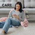 thumbnail image 4 of Reading Pillow Checkered Bed Rest Wedge Backrest Checkerboard Pillow with Arms Back Support for Sitting Up in Bed Cushion Incline Rest Sleeping Snoring Pillow, 4 of 9