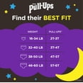 thumbnail image 2 of Pantalones de entrenamiento Pull-Ups para niños, nocturnos, 4T-5T (18-23 kg), 52 unidades, 2 of 9