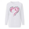 thumbnail image 6 of Aboser Women's Breast Cancer Shirts Pink Ribbon Graphic Sweatshirts Trendy Long Sleeve Tops Dressy Casual Blouse Breast Cancer Warrior T Shirts, 6 of 6