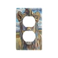 thumbnail image 3 of Switch Panel Switch Decoration 2.76x4.53x0.28 Inches Unused Outlet Cover Switch Plate Wall Plates Living Room Kitchen Bedroom Study Switches Prairie Lion Pattern, 3 of 8